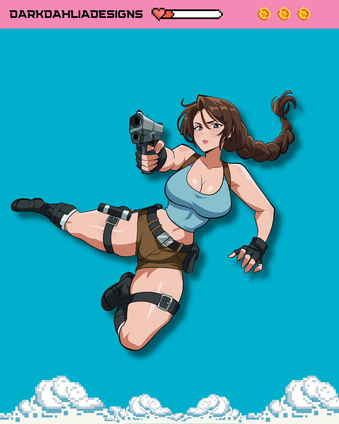 Lara The Explorer Sticker
