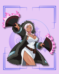 Sakura Fire Sticker