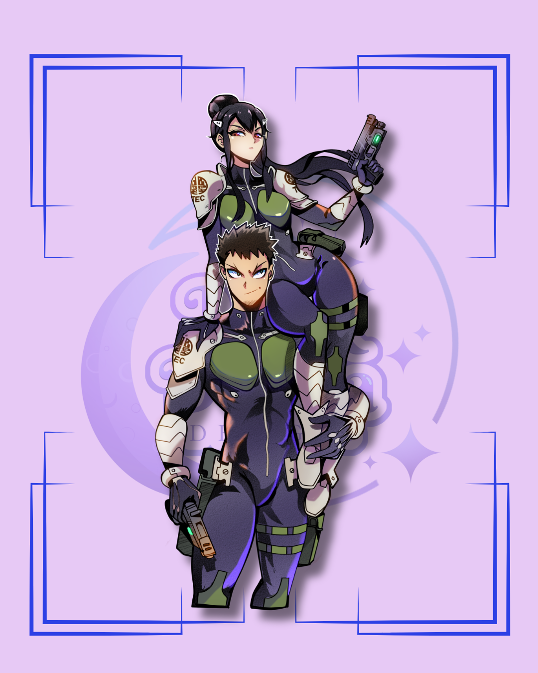 Kaiju Hunter Stickers