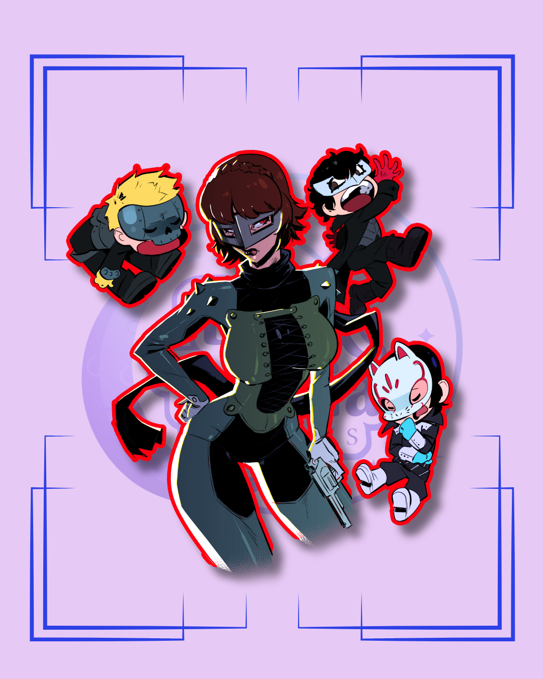 Makoto's Silly Boys Sticker