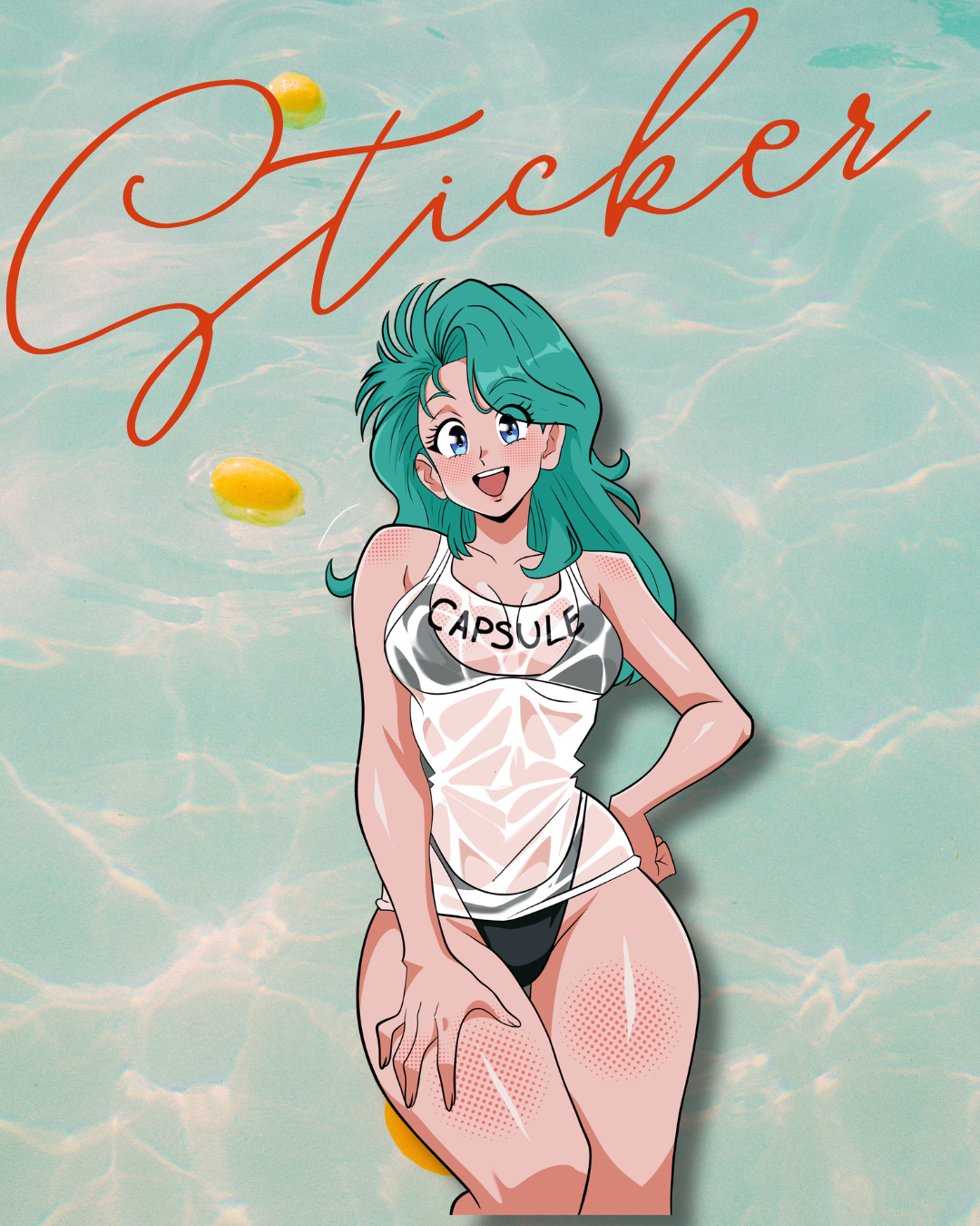 Capsule Corps Summertime STICKER