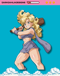 Sassy Cave Girl Sticker