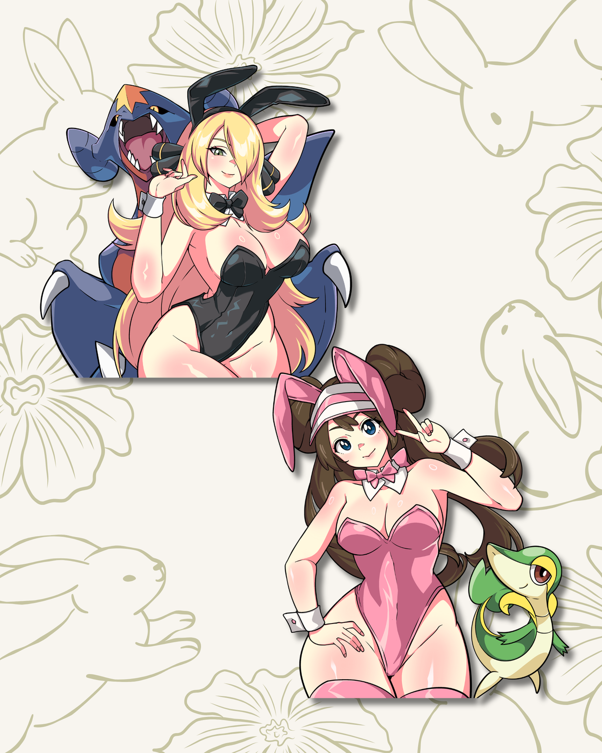 Bunny Girls Trainers STICKERS