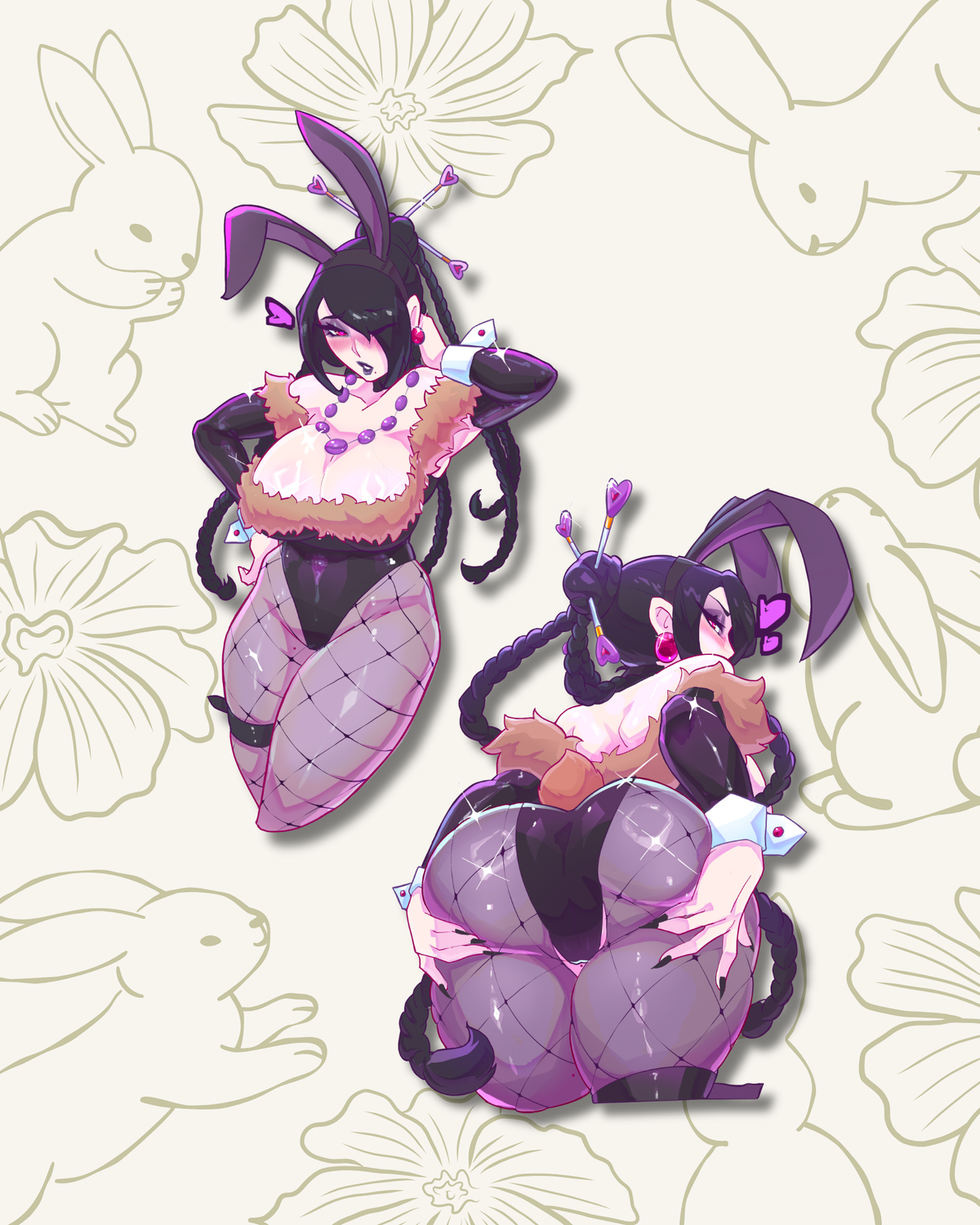 OG Goth Bunny STICKER