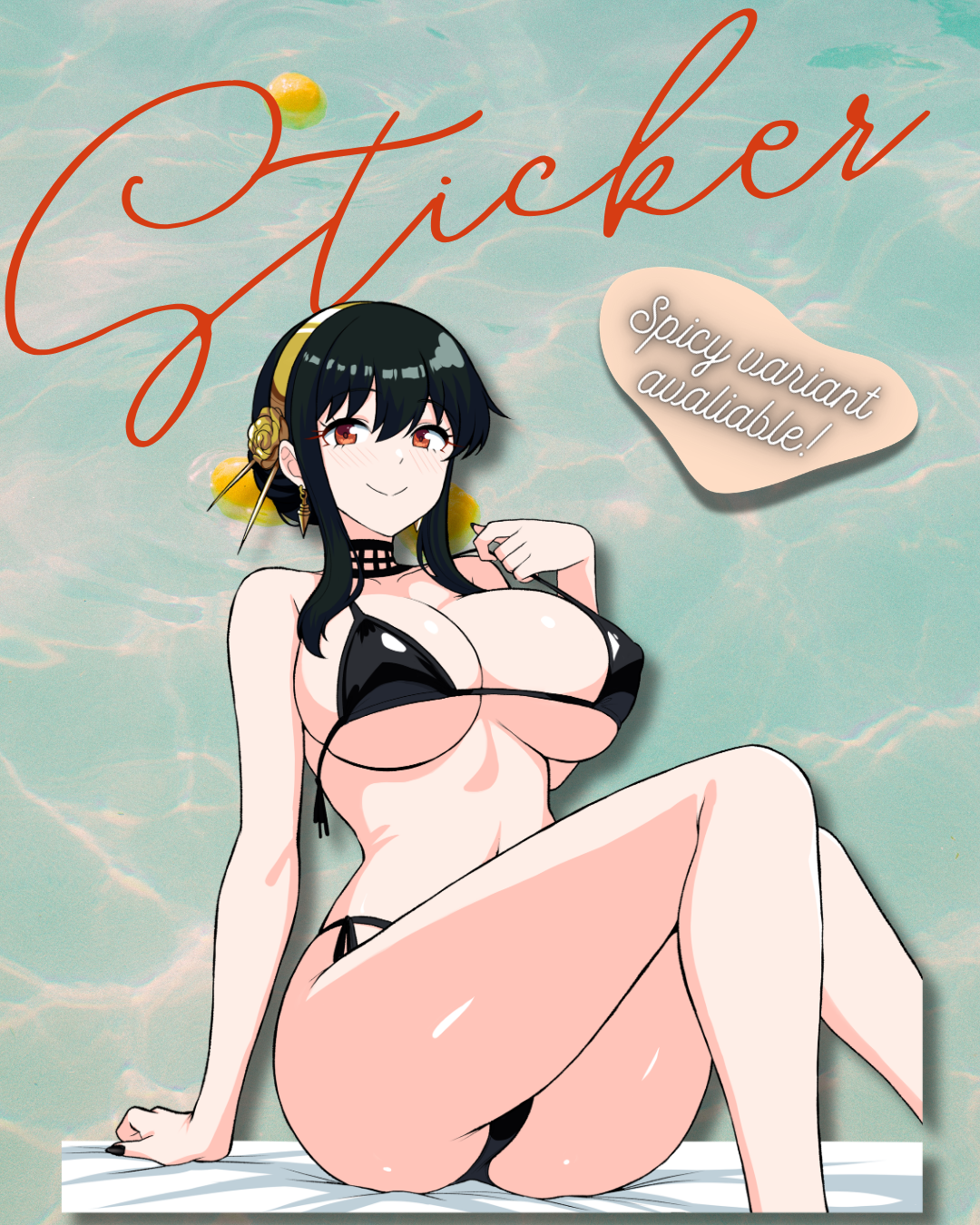 Beach Babe Yor STICKER