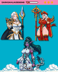 Waifus of Azeroth Stickers