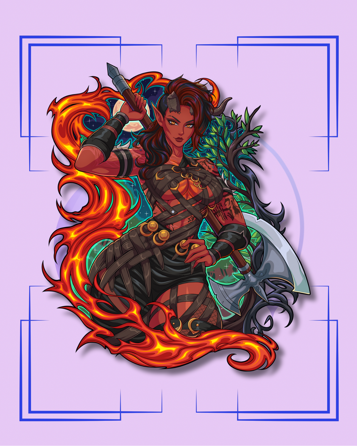 Fire of the Hells Sticker