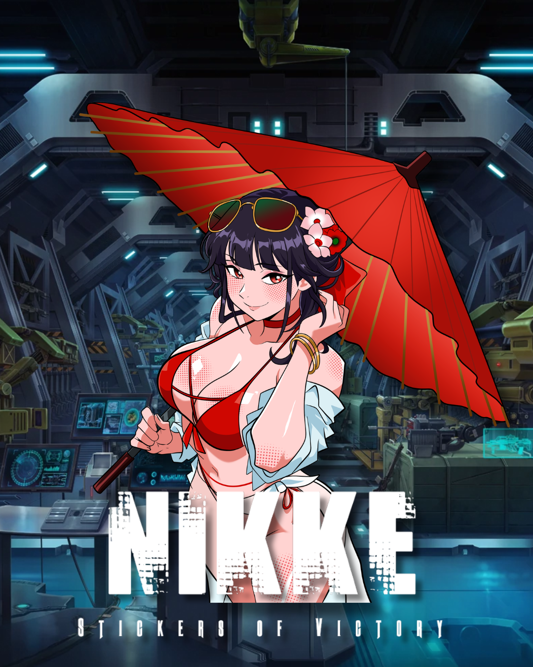 Nikke Summertime Update- Sakura and Yan STICKERS