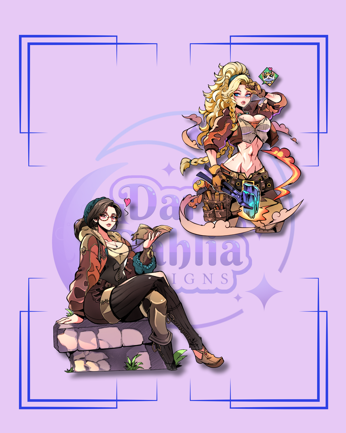 Hunter's Guild's Blacksmith and Handler Stickers