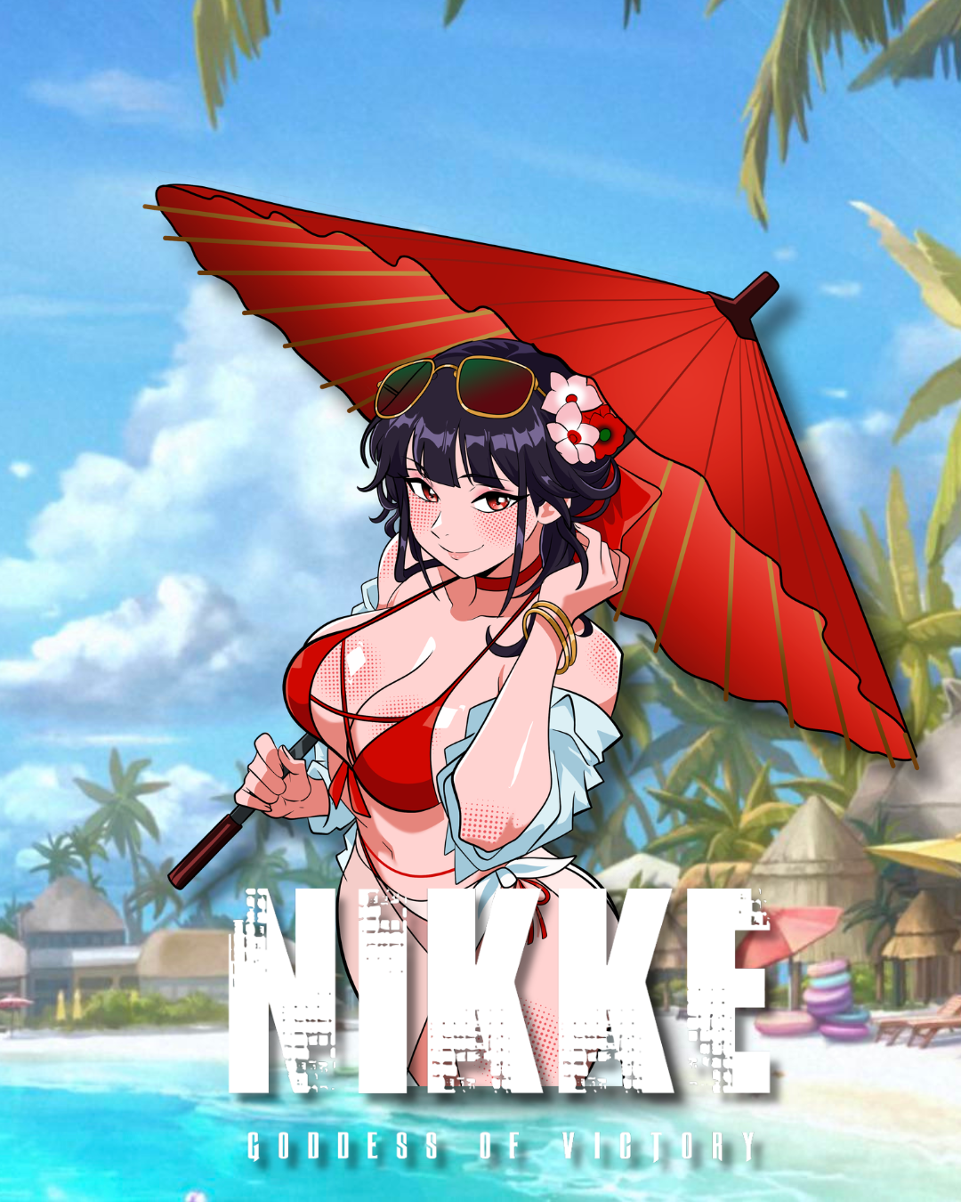 Summertime NIKKE Skins: Sakura
