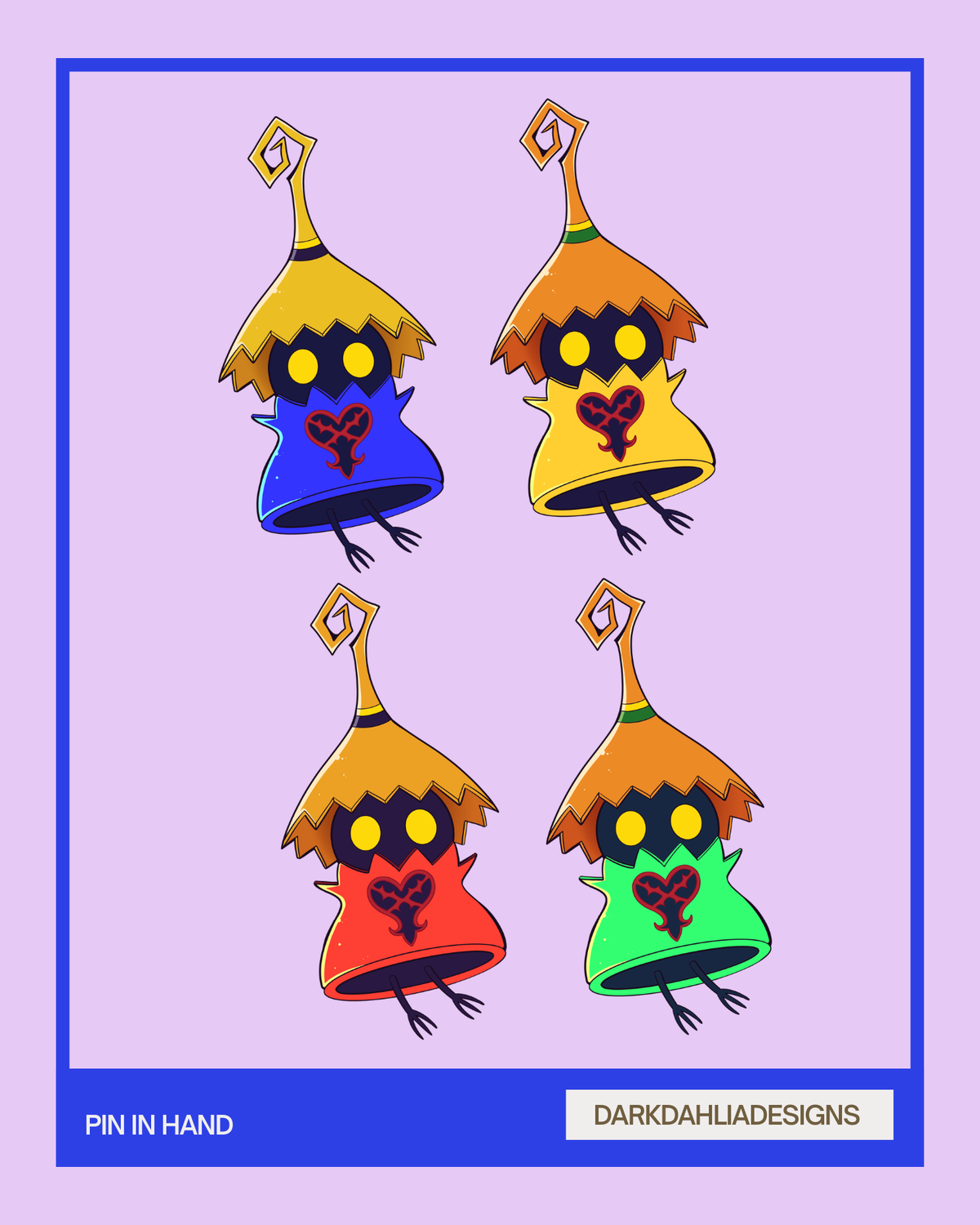 The Most Heartless Enamel Pins IN HAND