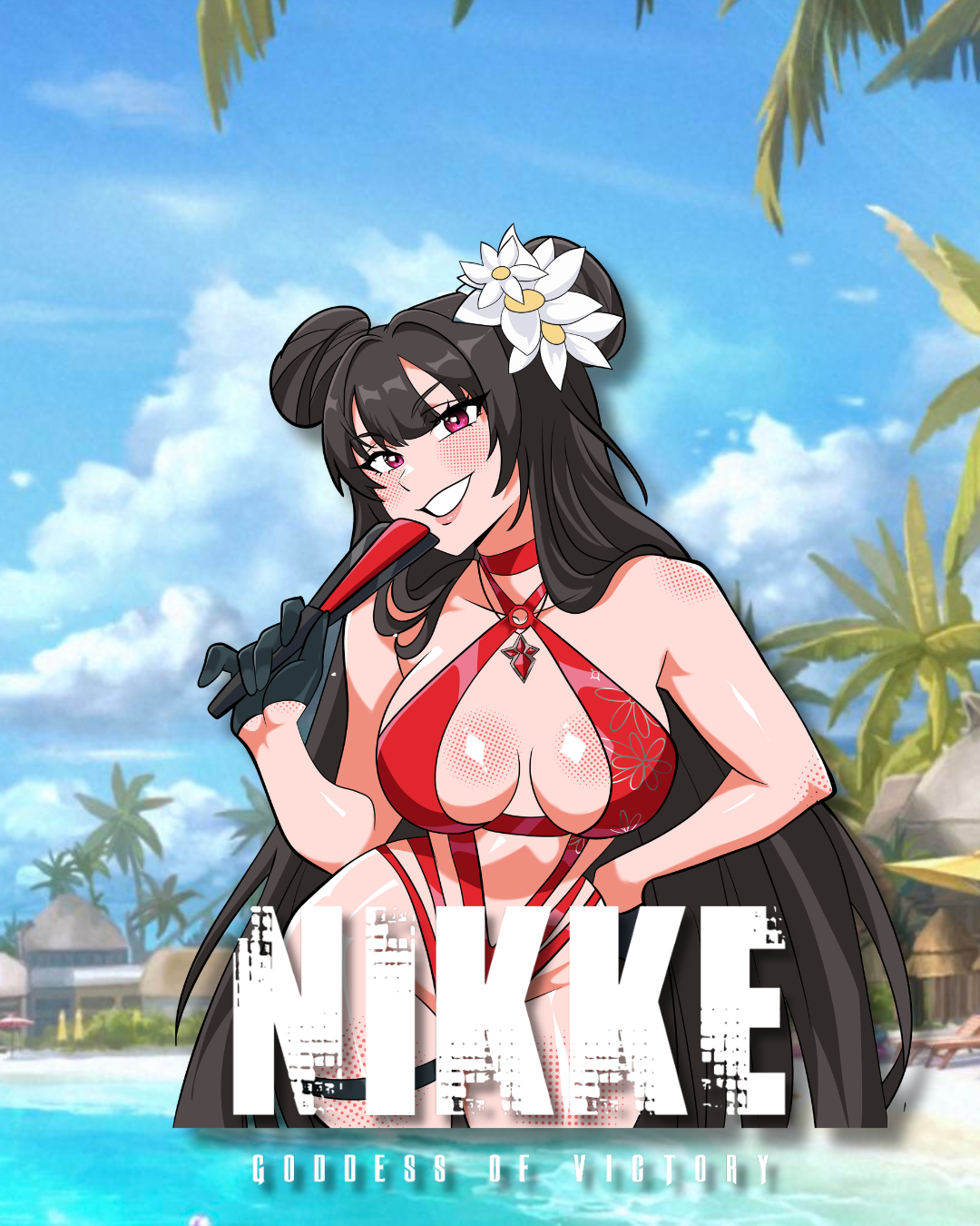 Summertime NIKKE Skins: Yan Enamel Pin PREORDER
