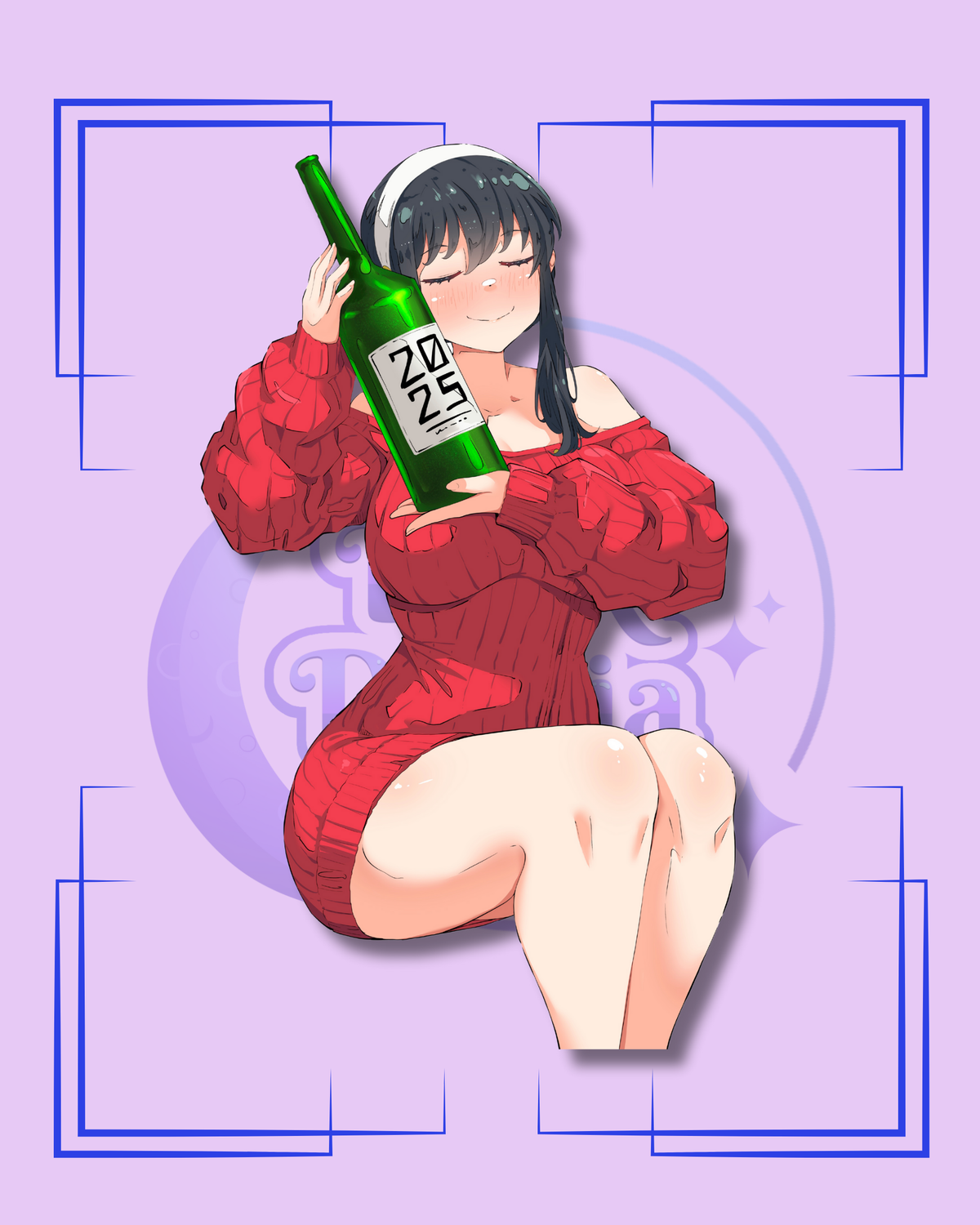 New Year's Eve Thorn Princess Stickers