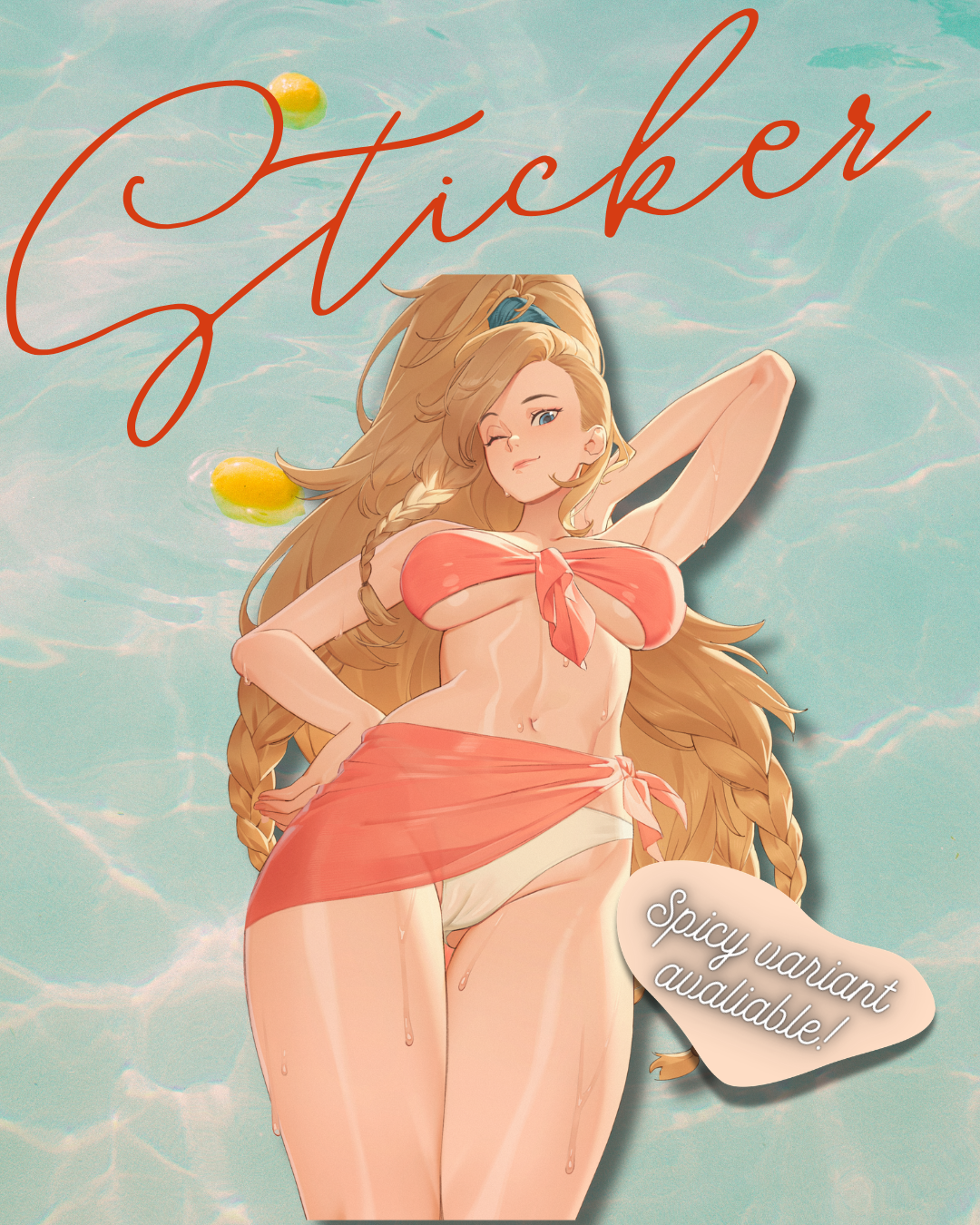 Beachy Gemma STICKER