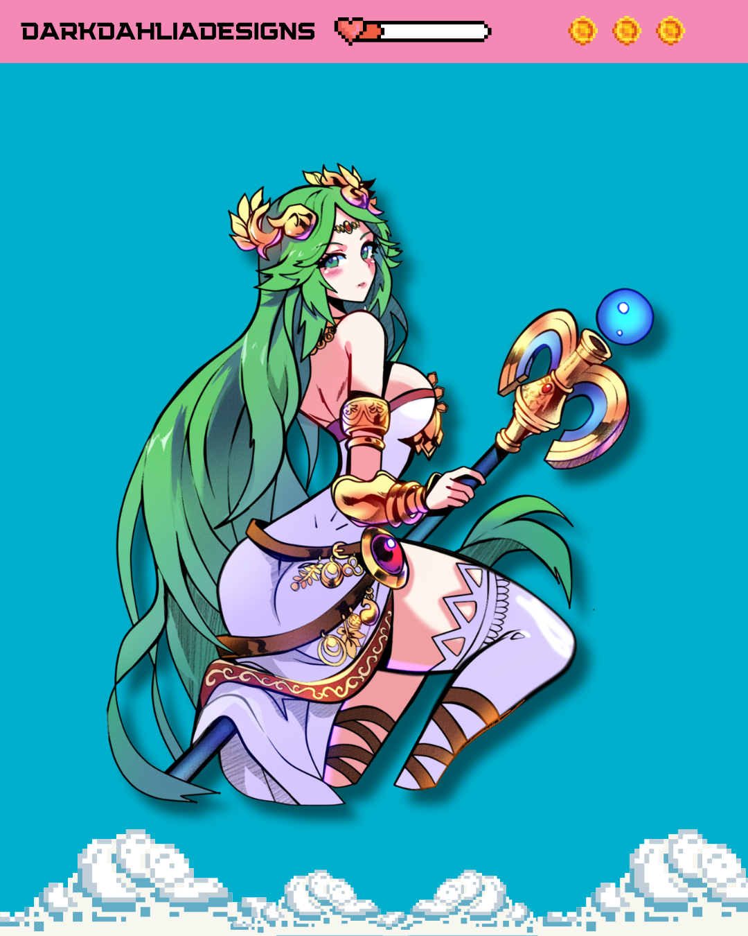 Goddess of Light Stickers