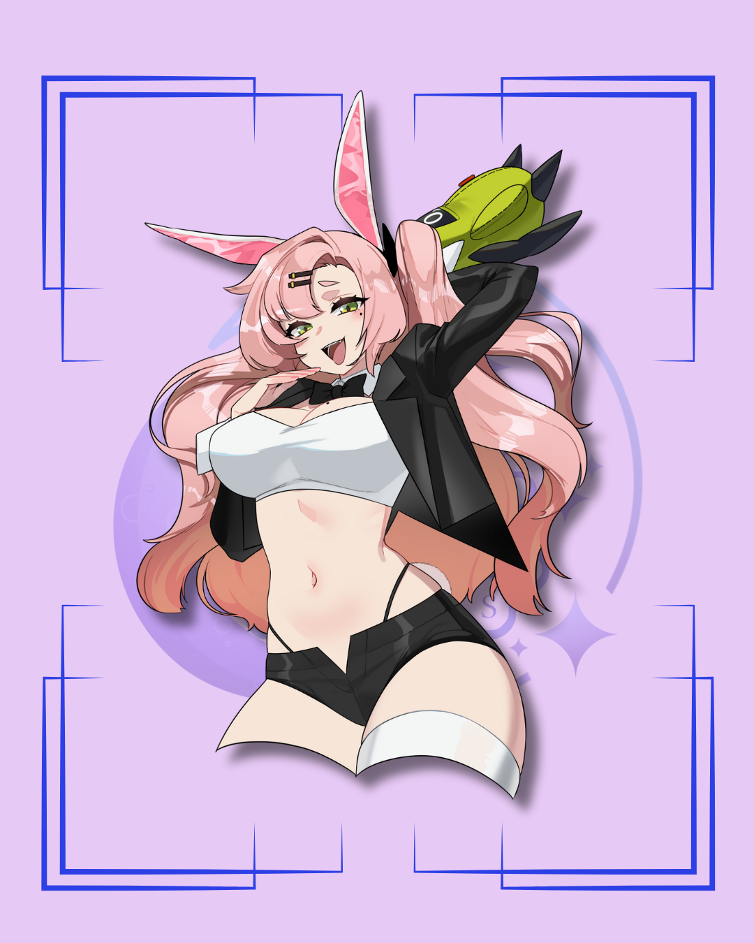 Cunning Bunny Sticker