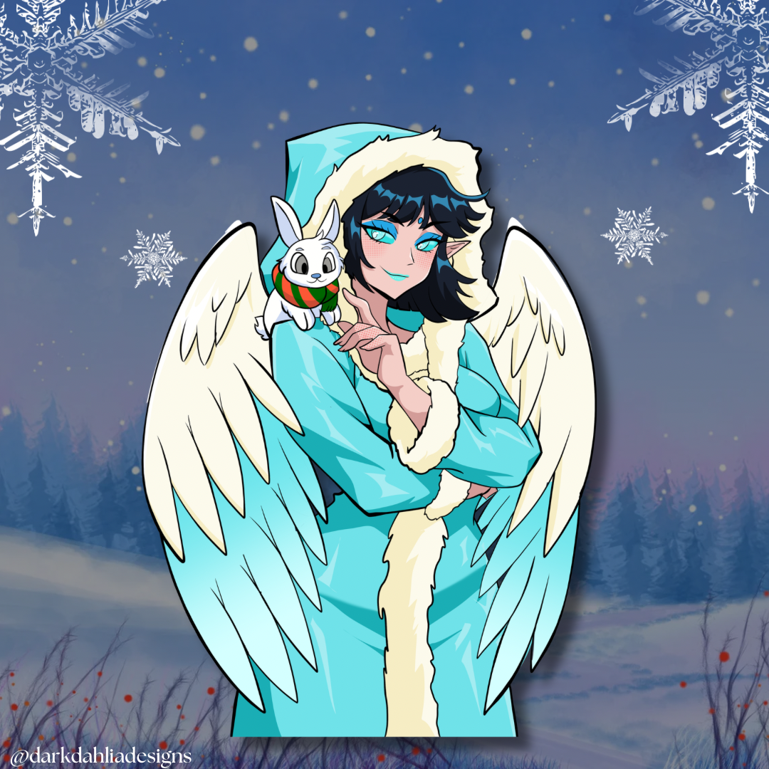 Taelia The Snow Fairy Sticker