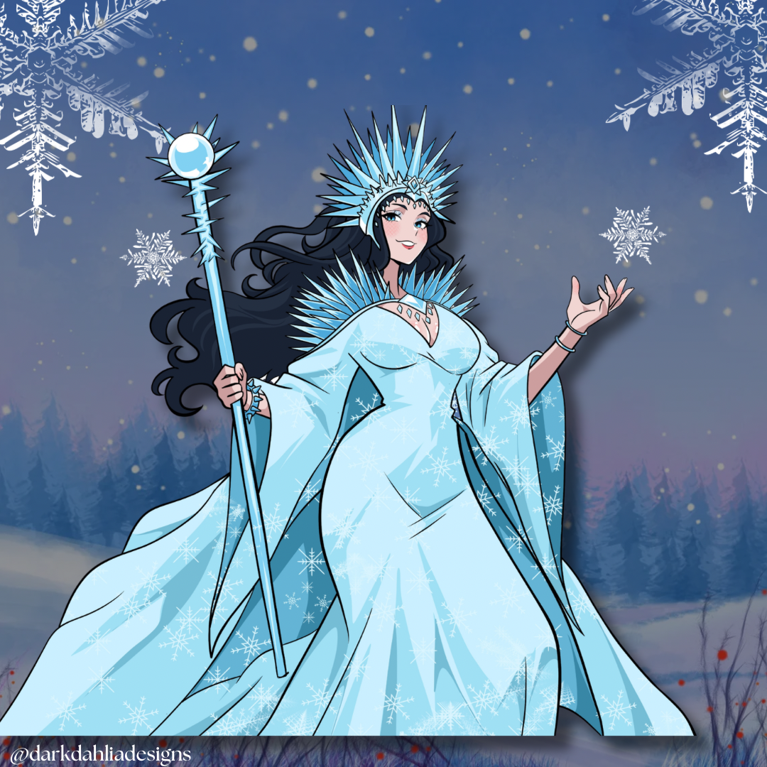 The Ice Queen Hilda Sticker