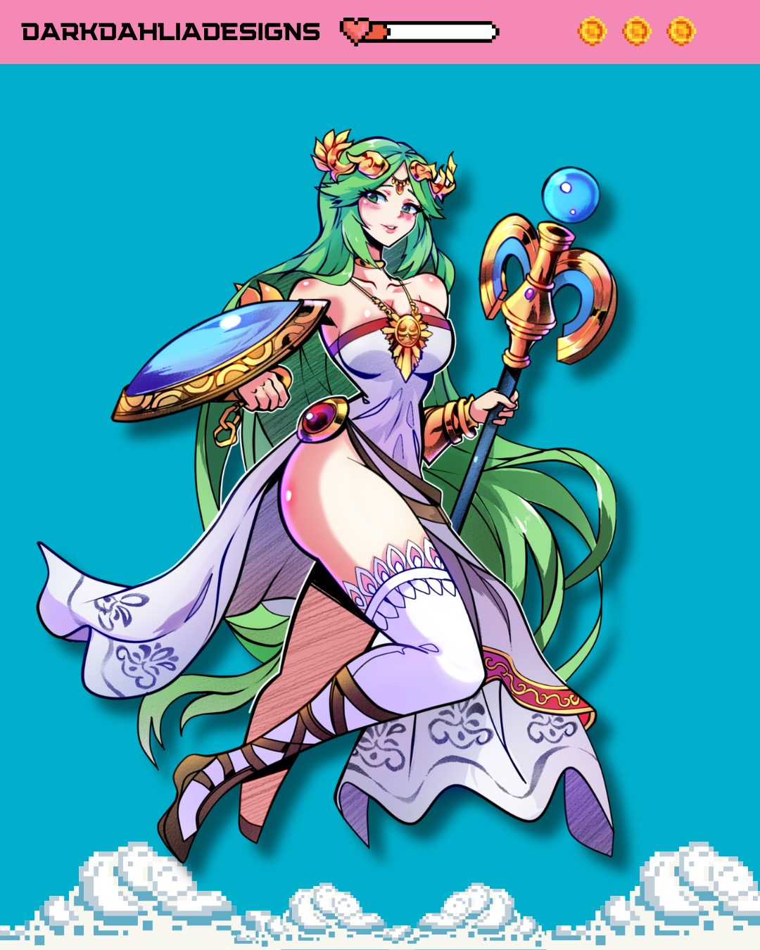 Goddess of Light Stickers