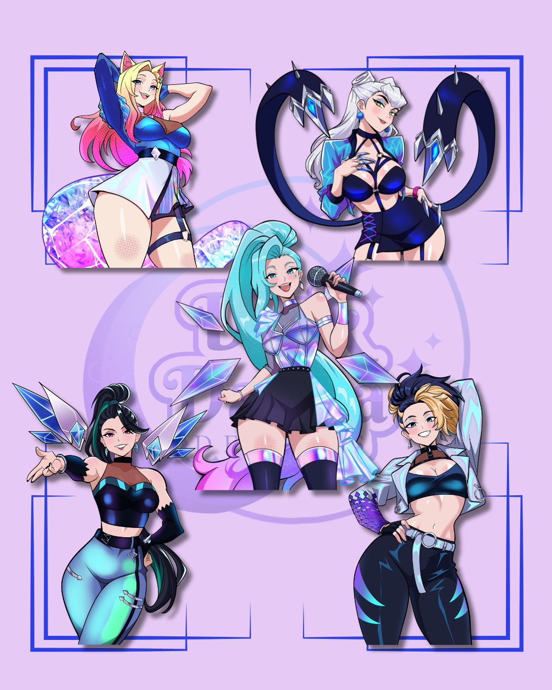 K/DA Stickers