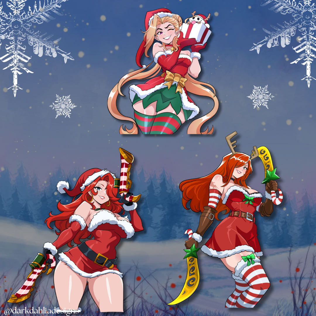 A Very League Christmas Stickers
