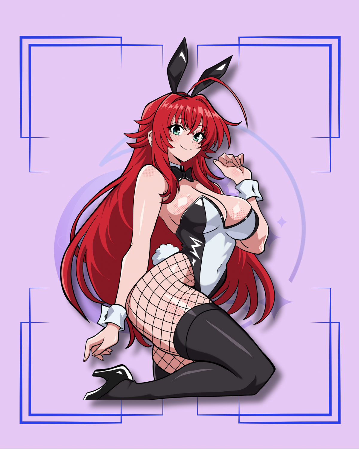 Angelic Devil Bunny Girl Stickers