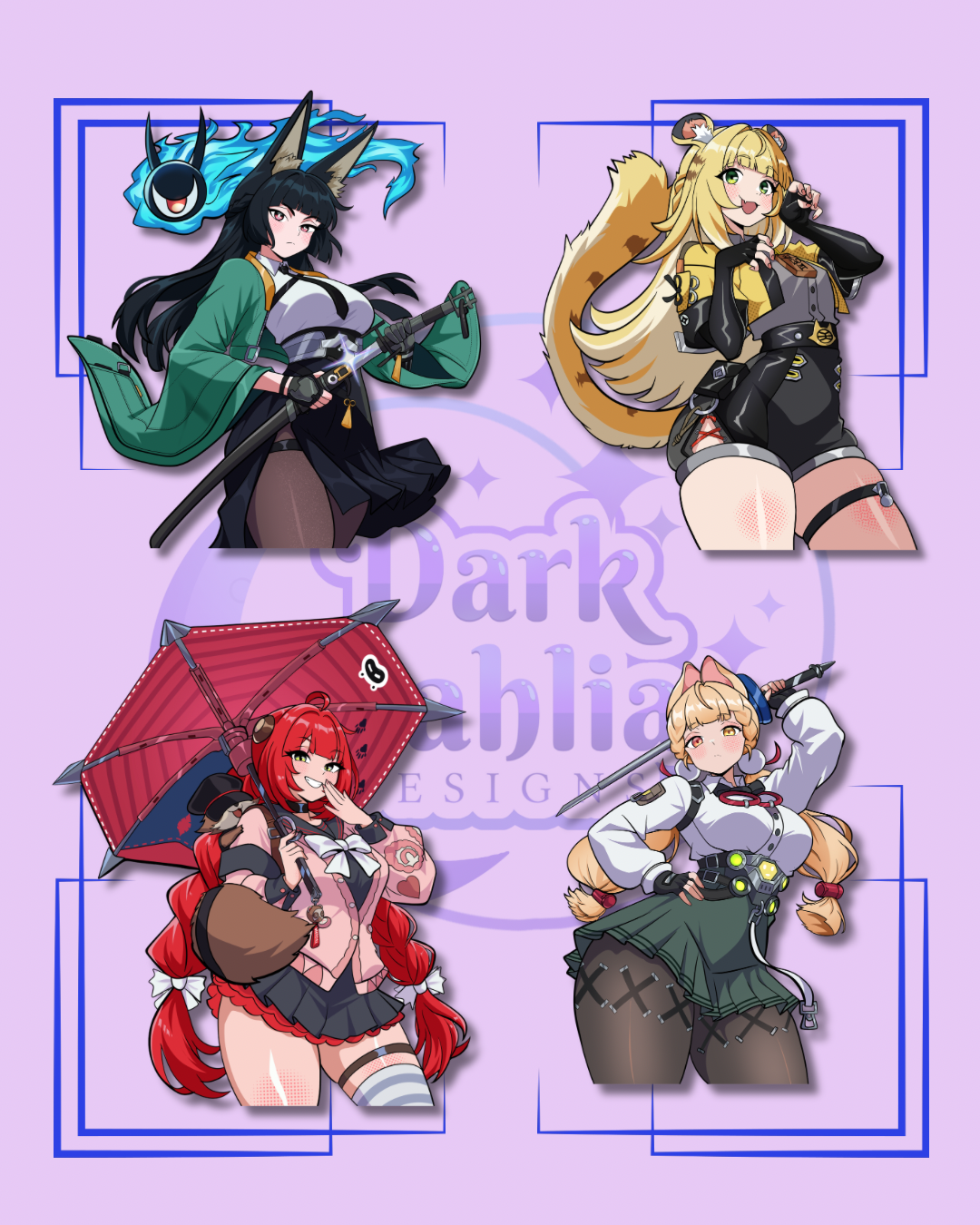 Agents of New Eridu Stickers: Wave 1