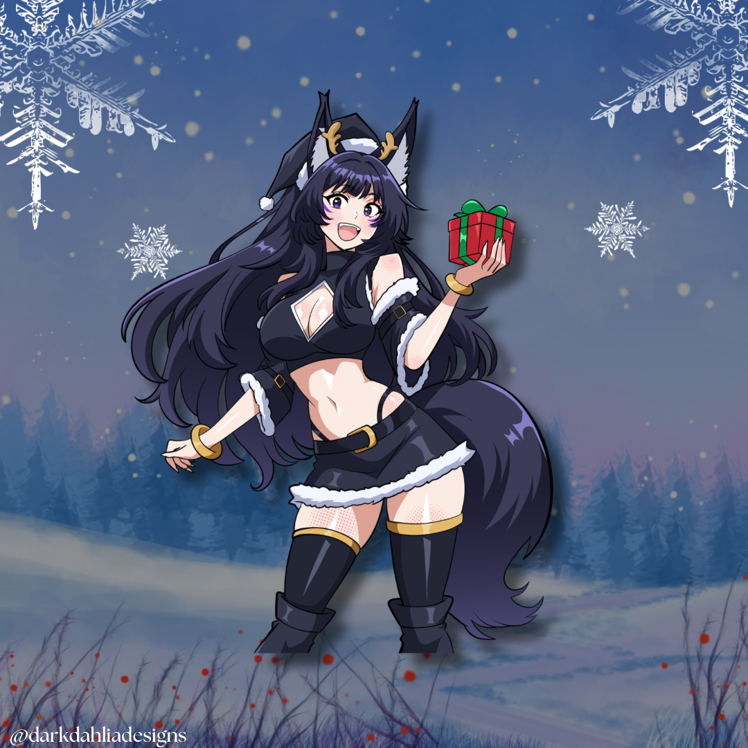 Delta’s Christmas Gift Sticker