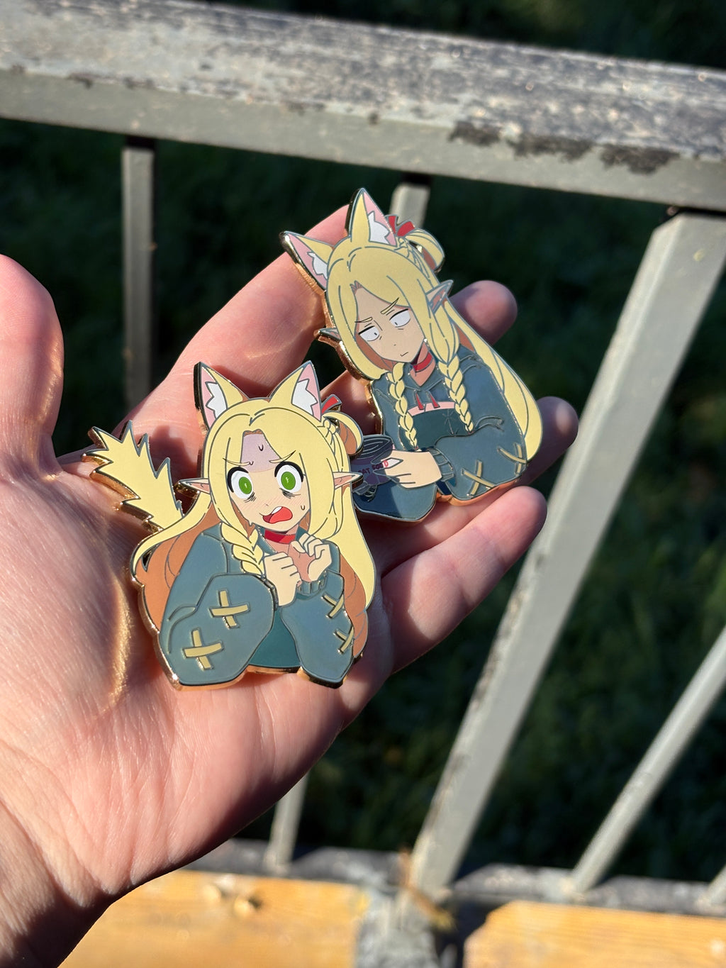 Marcille's Emotions Enamel Pin IN HAND