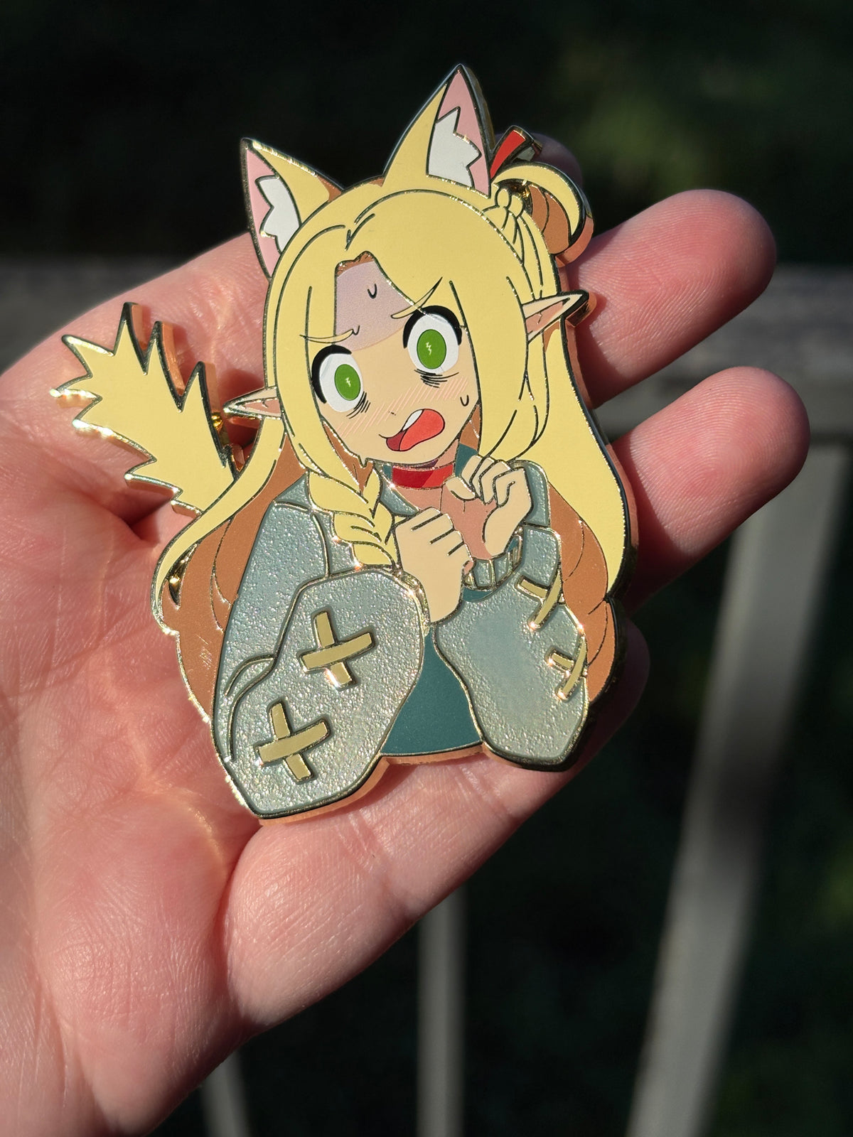 Marcille's Emotions Enamel Pin IN HAND
