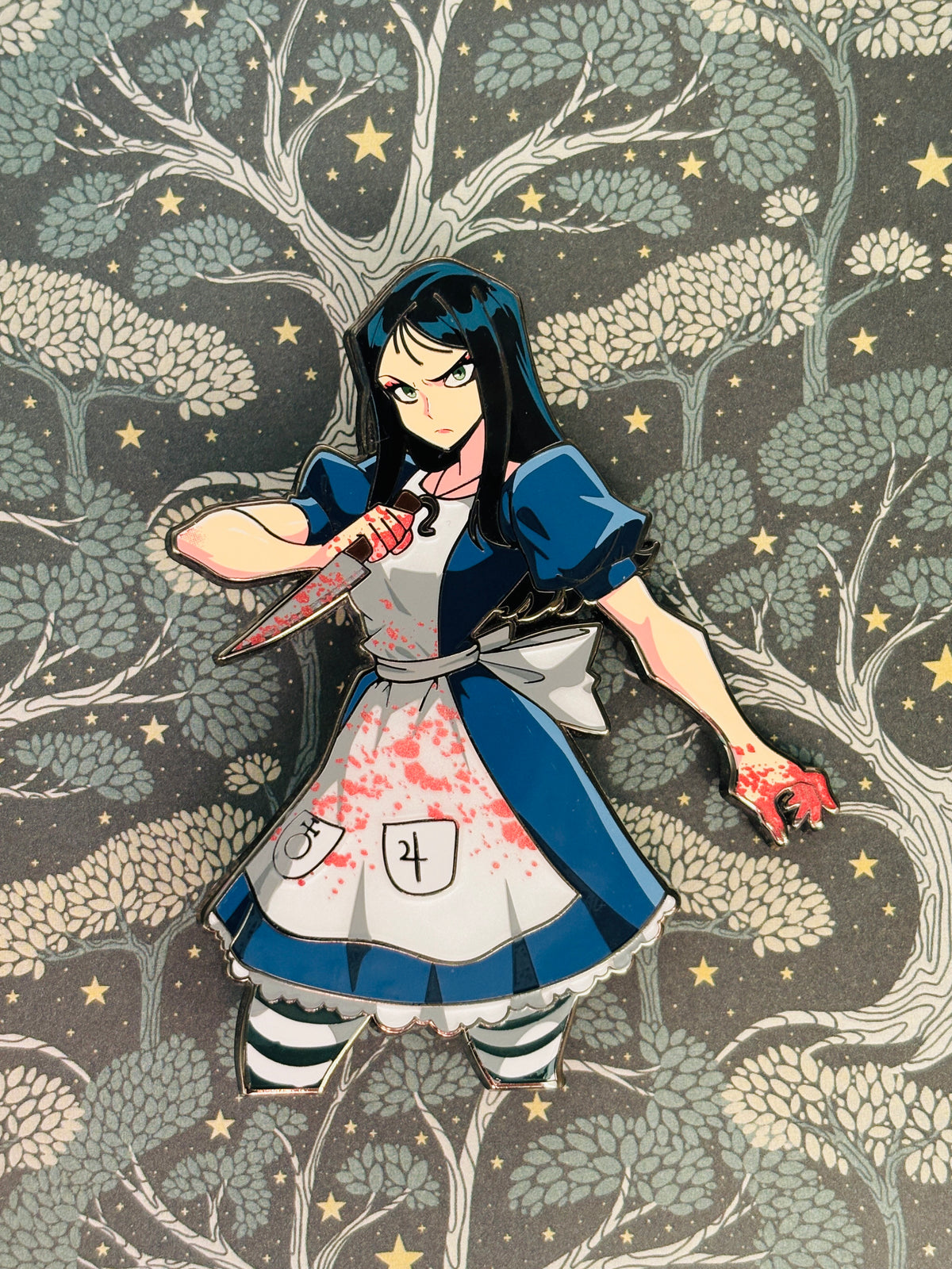 Madness, Alice! Enamel Pin IN HAND