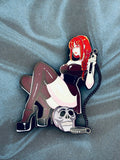 Goth Maki Enamel Pin IN HAND
