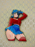 My Crazy Virtual Girlfriend Enamel Pin IN HAND