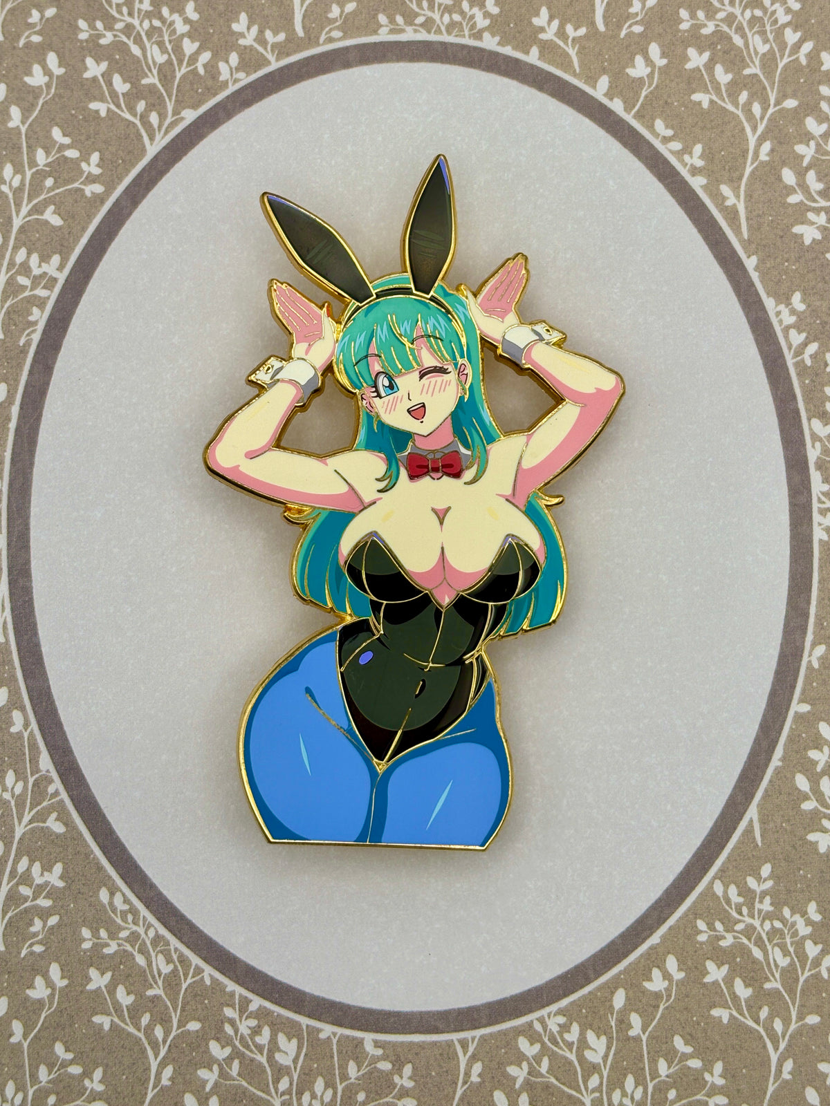 Bunny Bulma Babe IN HAND ENAMEL PIN