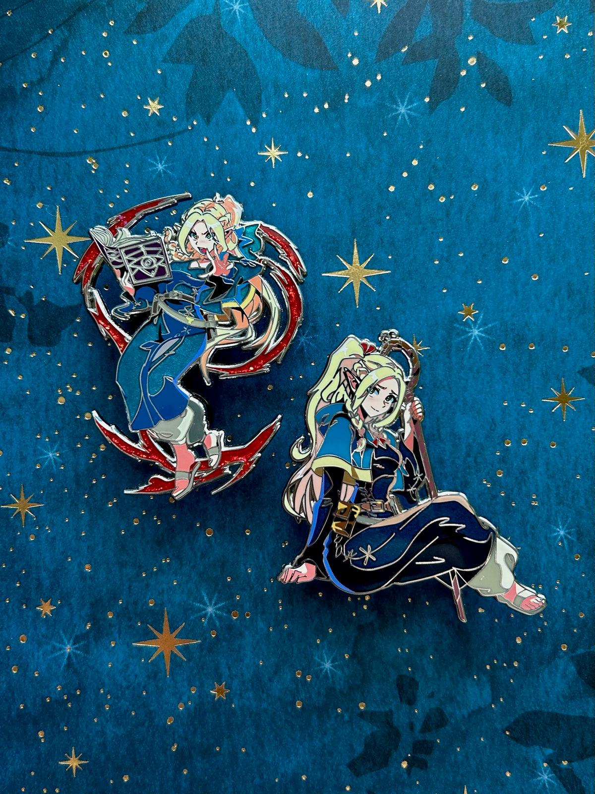 Dungeon Caster Enamel Pin IN HAND