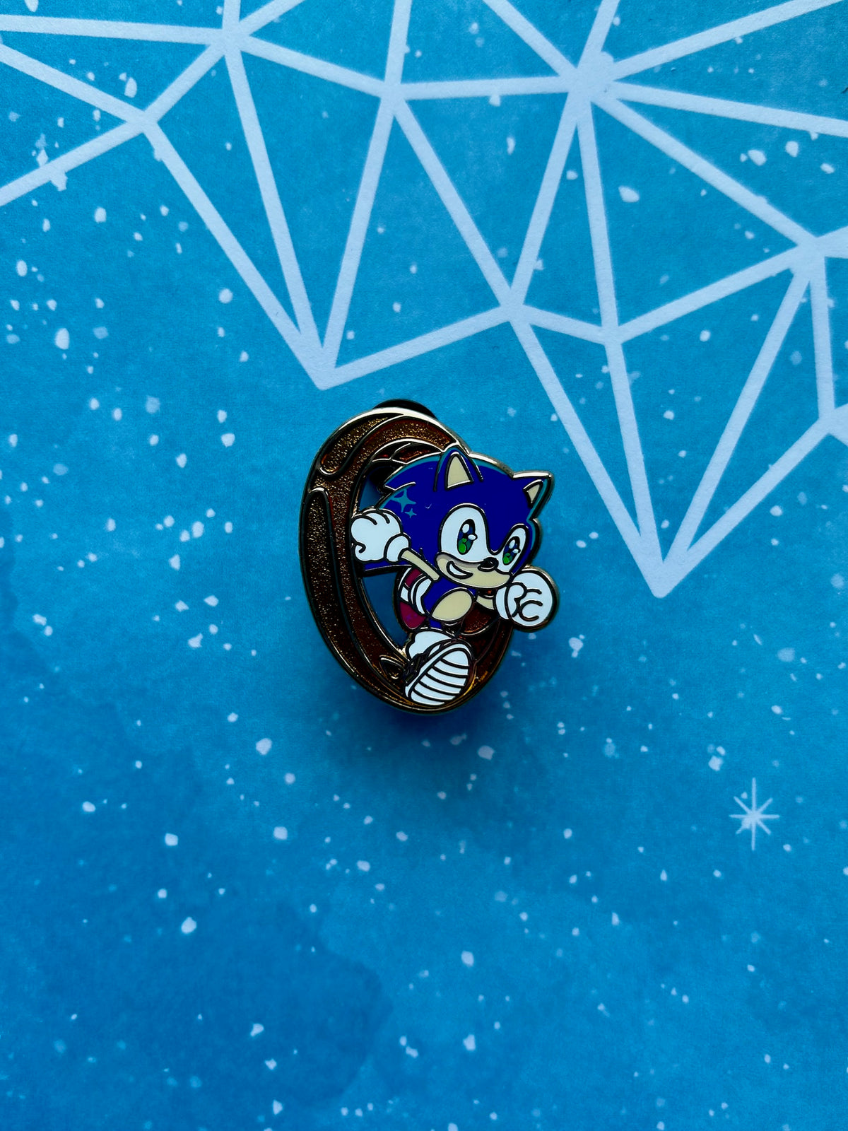 Let's Go Sonic! Enamel Pins IN HAND