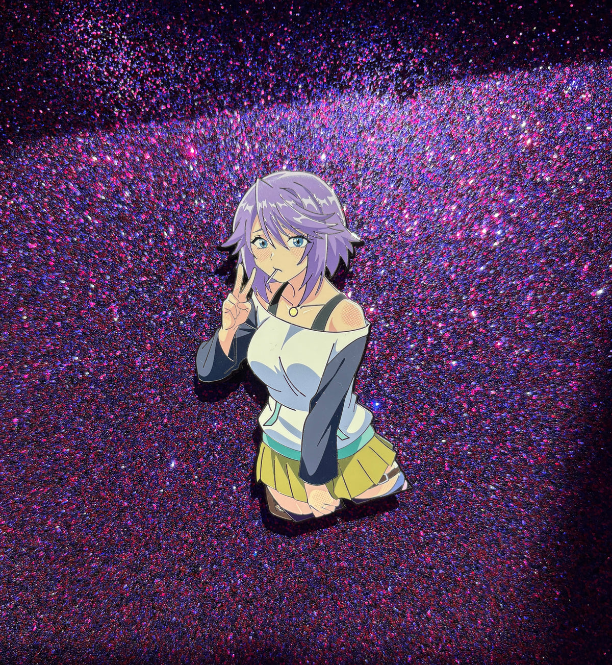 Icy Mizore Enamel Pin IN HAND