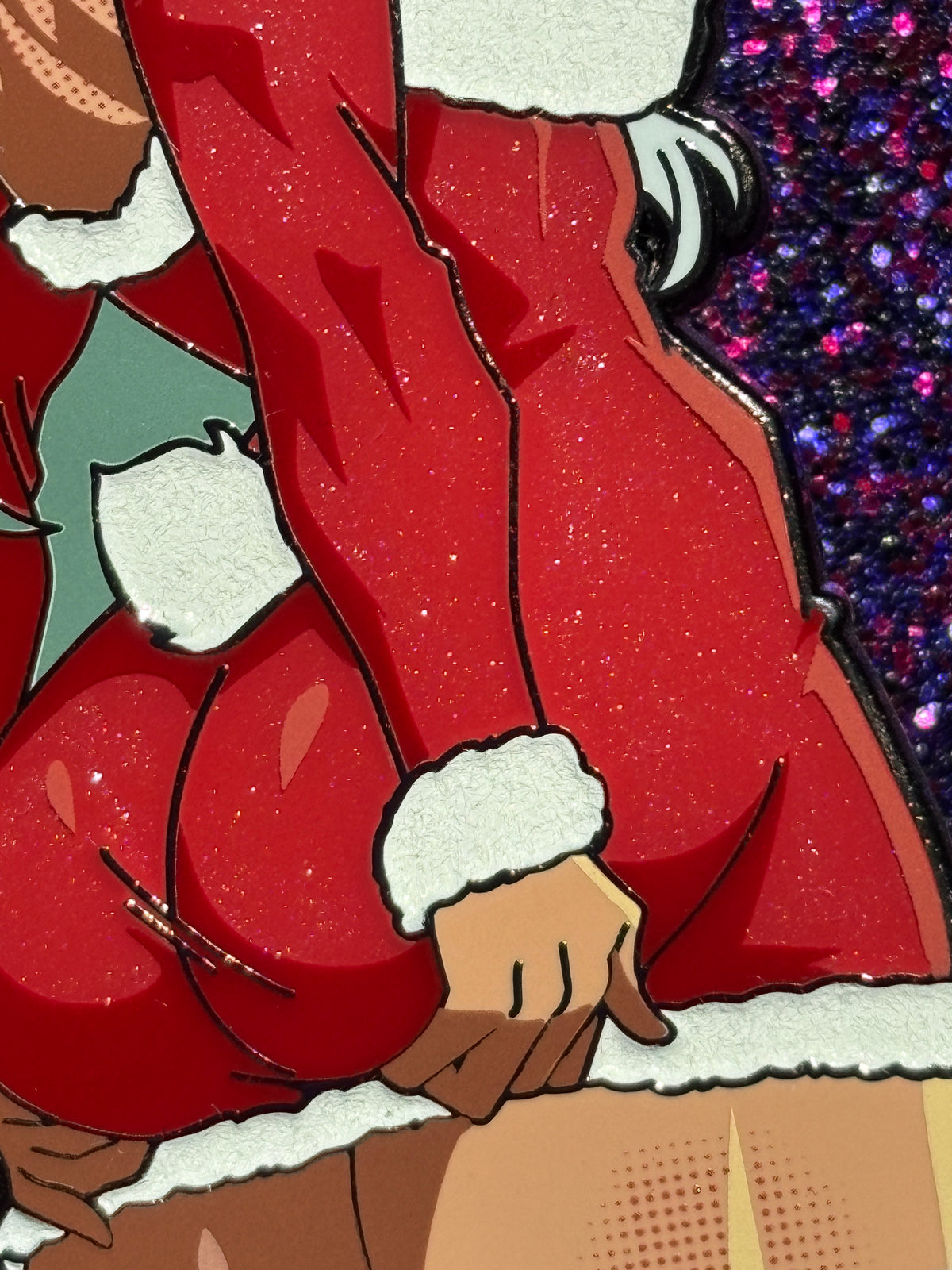 Mirko’s Christmas Gift Enamel Pin IN HAND