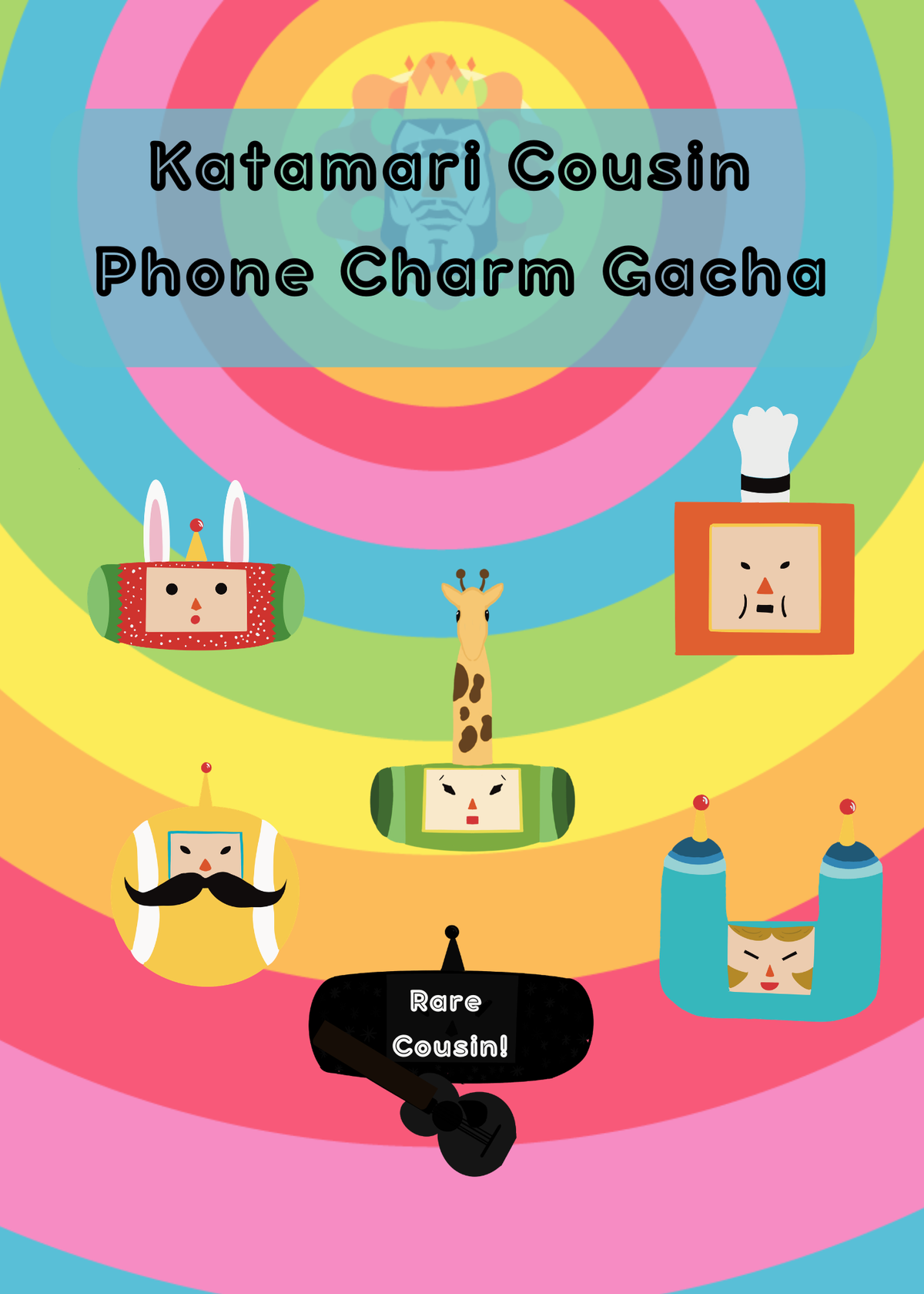 Katamari Phone Charms