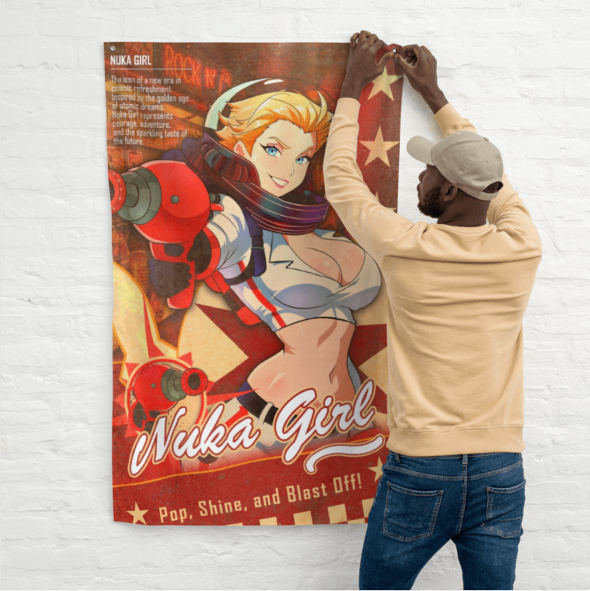 Nuka Cool Wall Flag