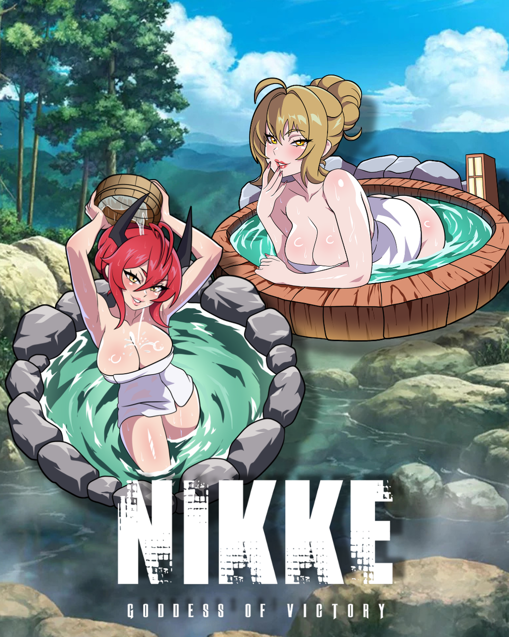 NIKKE Onsen ENAMEL PIN PREORDER